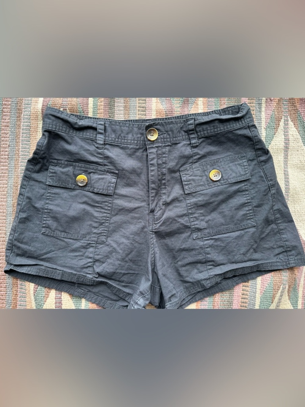 Vuori Vintage Ripstop Utility Shorts Organic Cotton Women’s L